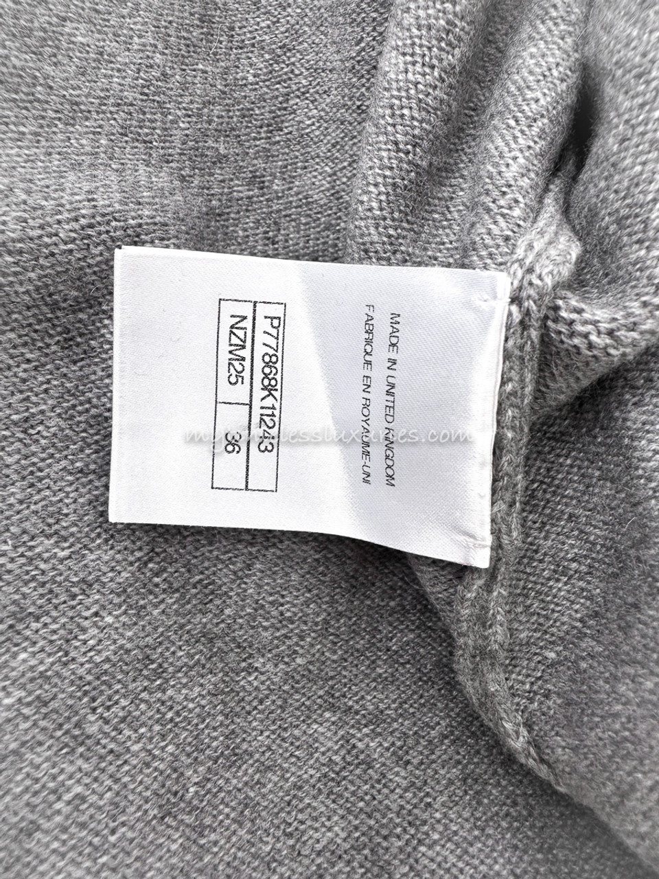 CHANEL サイズ　36　グレー Chanel Cardigan Size 36 FR