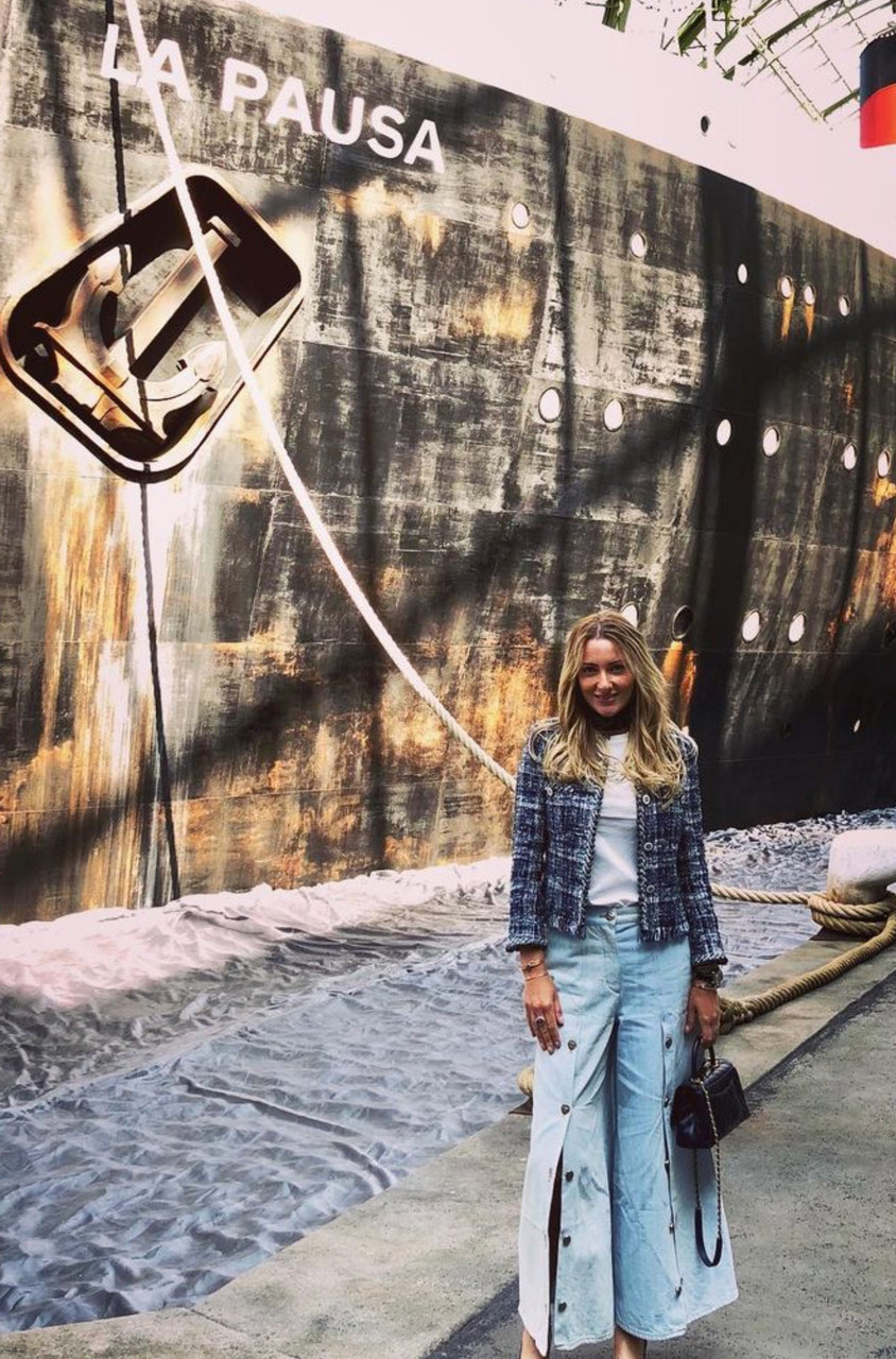 CHANEL 18P Blue Fantasy Tweed Jacket 36 - Timeless Luxuries