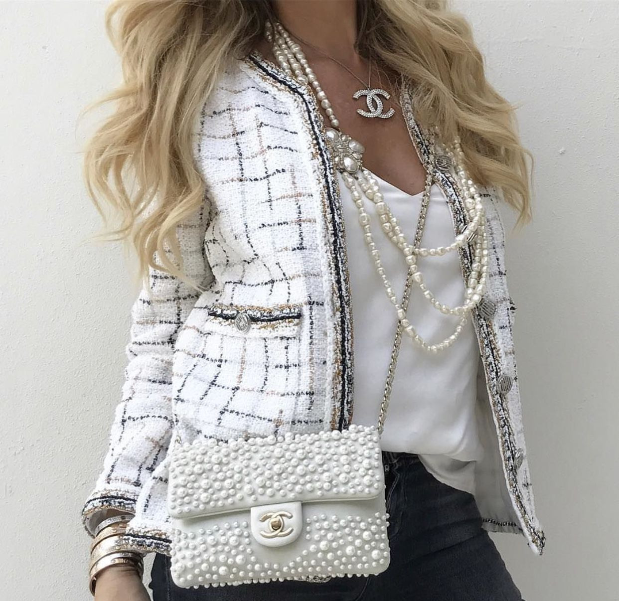 CHANEL 17S Fantasy Tweed 'Robot' Jacket 38 - Timeless Luxuries