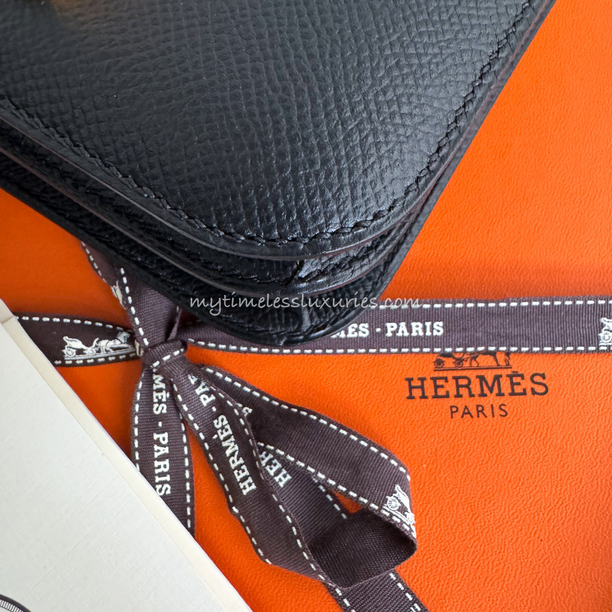HERMES Constance Mini 18 Noir RGHW - Timeless Luxuries