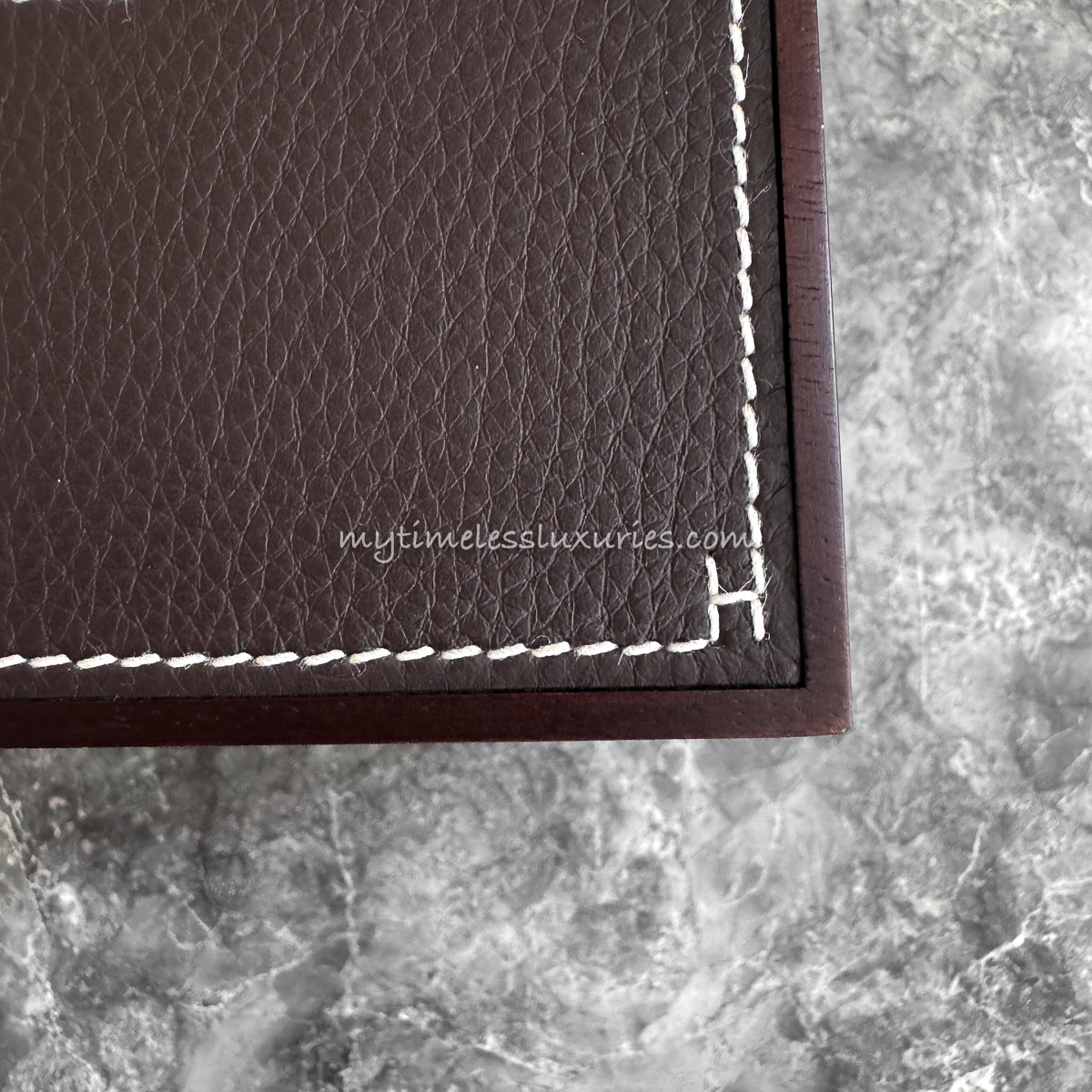 HERMES Pleiade Tissue Box Large Chocolat *New - Timeless Luxuries