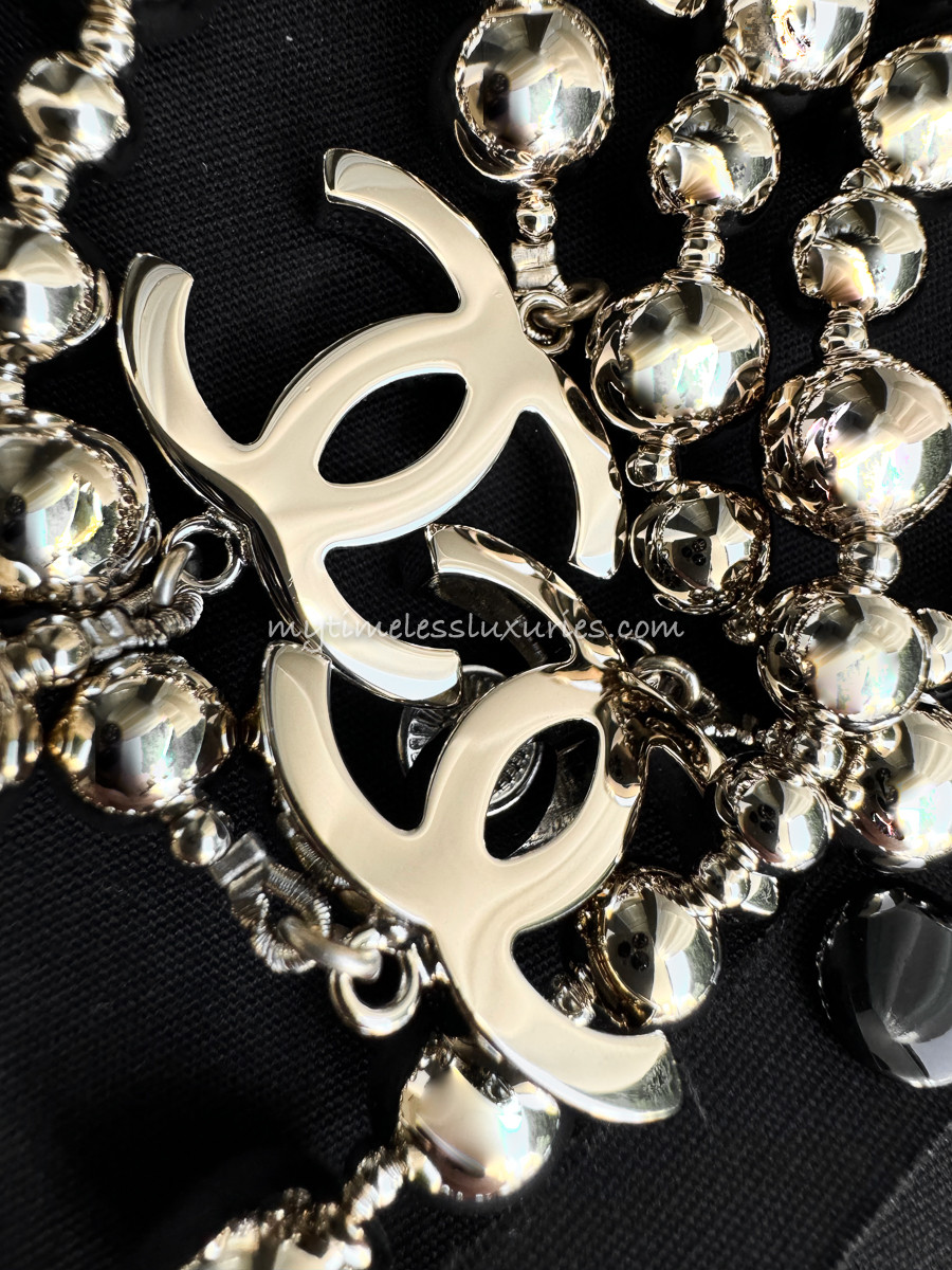 CHANEL 21S CC Gold Bead Long Necklace *New - Timeless Luxuries