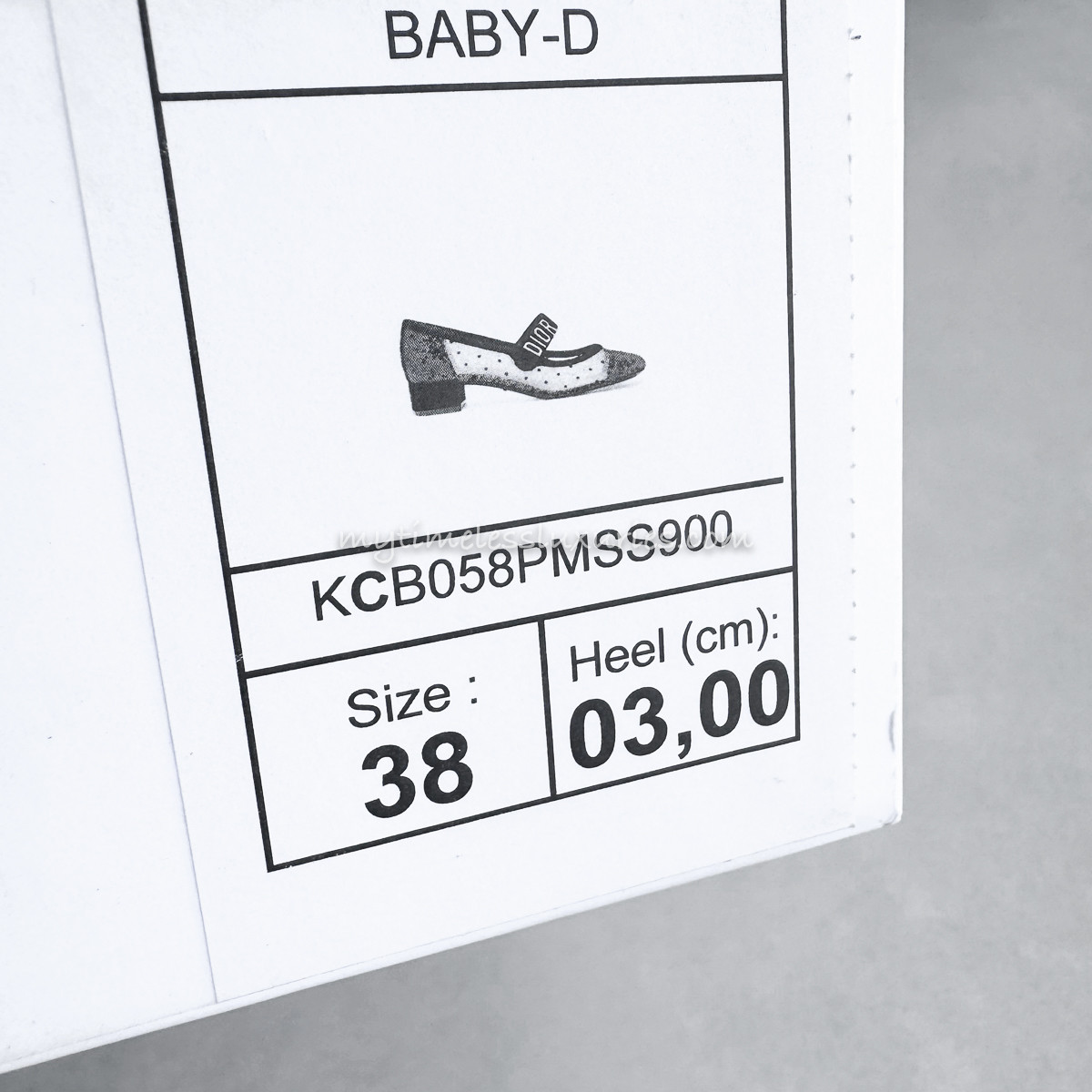 DIOR Baby-D Mary Jane Pumps 38 *New - Timeless Luxuries