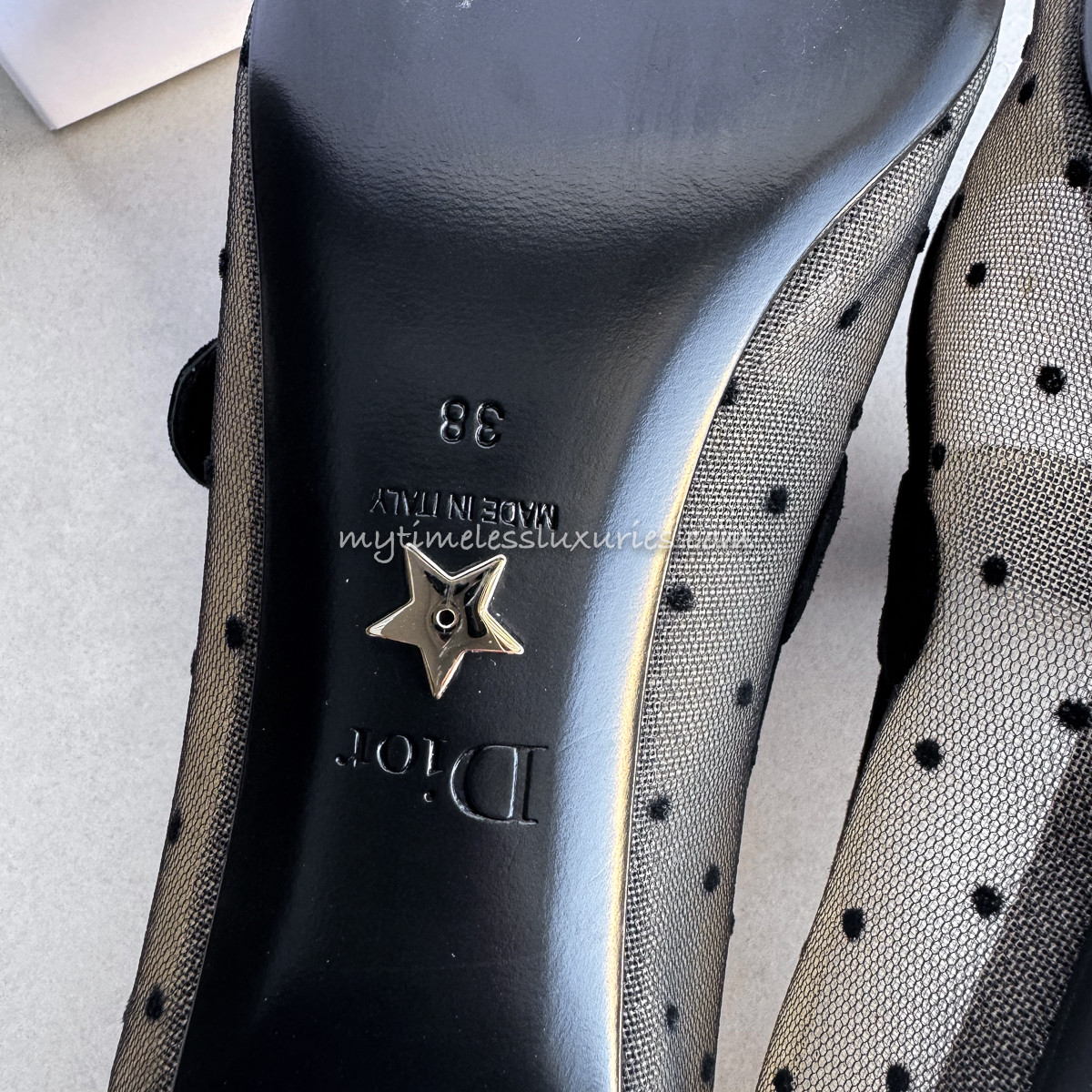 DIOR Baby-D Mary Jane Pumps 38 *New - Timeless Luxuries
