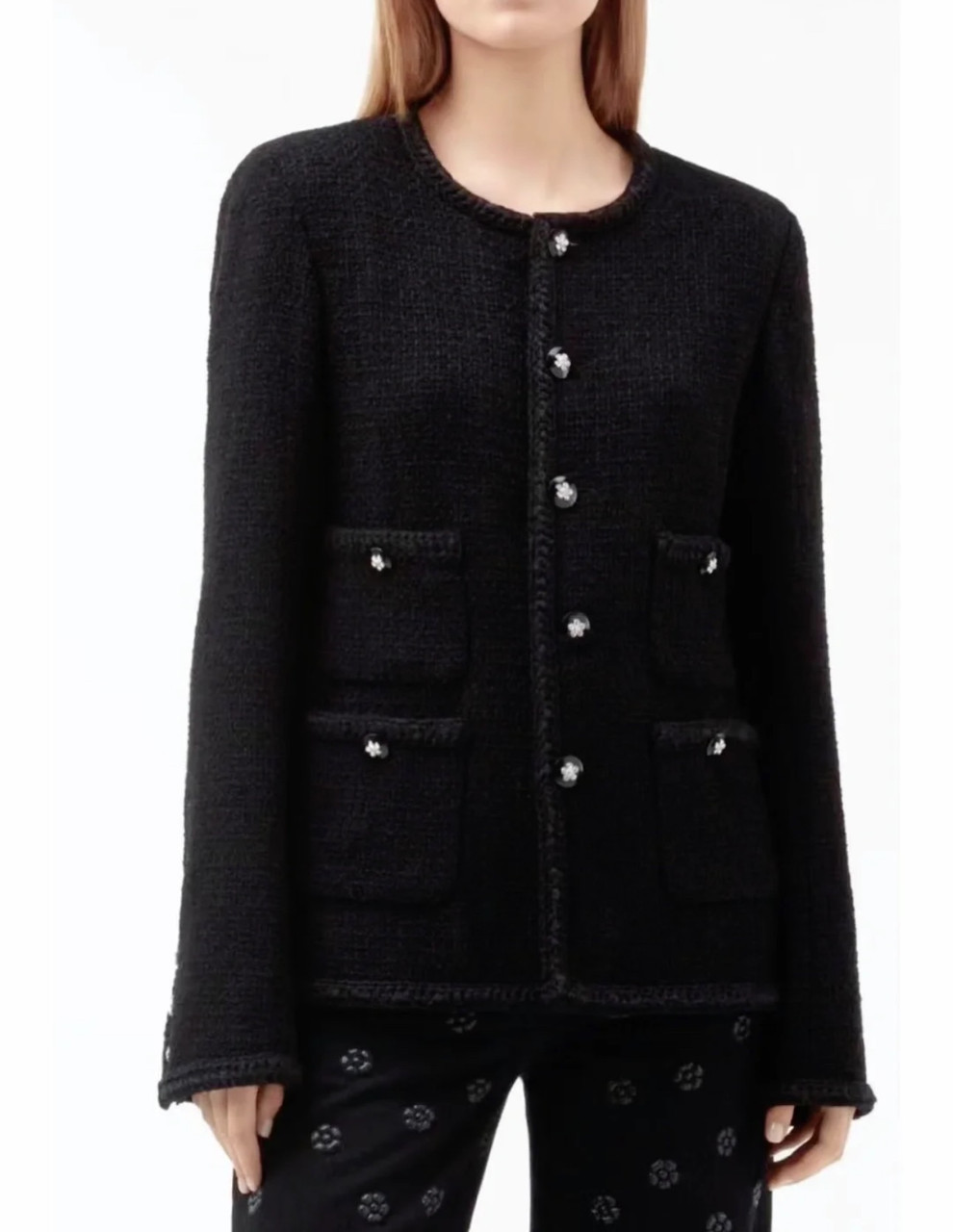 CHANEL 23K Little Black Jacket 38 *New - Timeless Luxuries