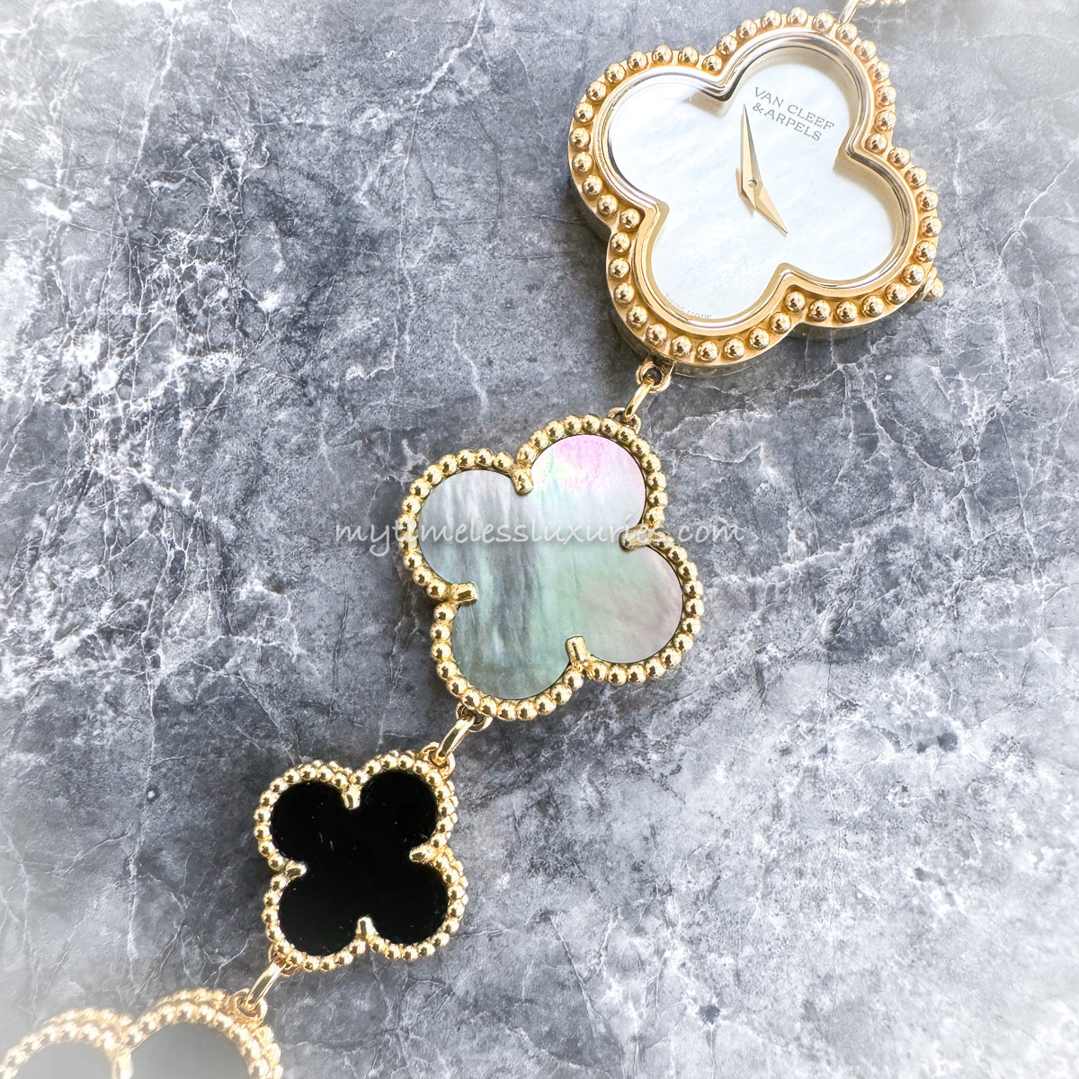 VanCleef&Arpels ノベルティ　ミラー レディ アーペル プラネタリウム ウォッチ 18K ホワイトゴールド