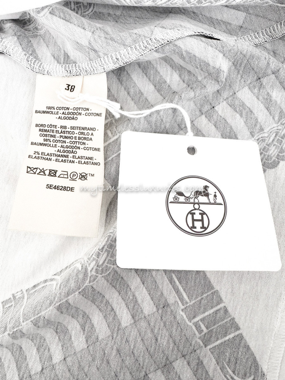 HERMÈS コーチングリミックス Tシャツ 38 Coaching Remix