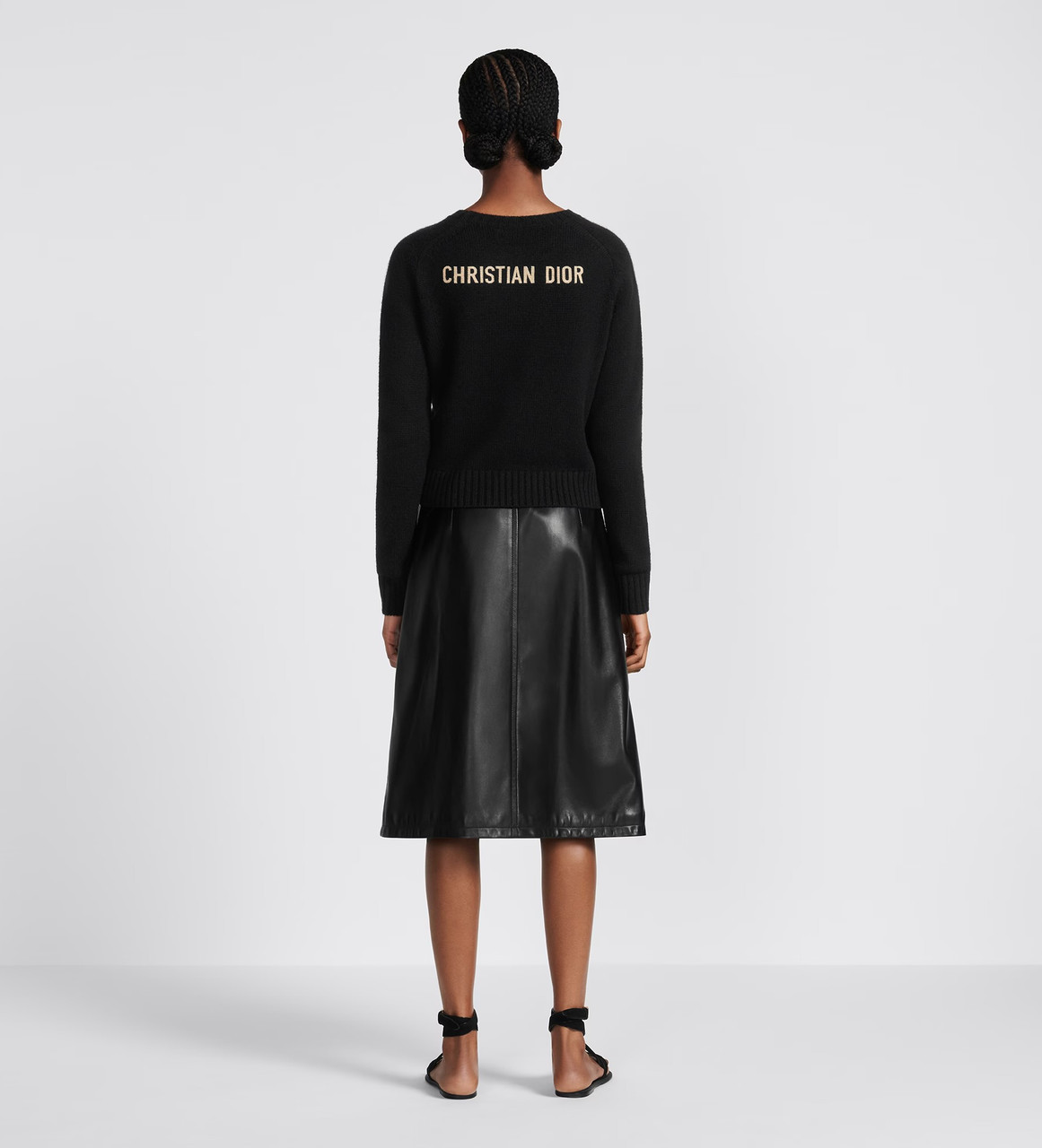 【DIOR/セール】23SS レザー ラップスカート CDバックル DIOR Wrap Leather Skirt CD Buckle 38 *New - Timeless Luxuries