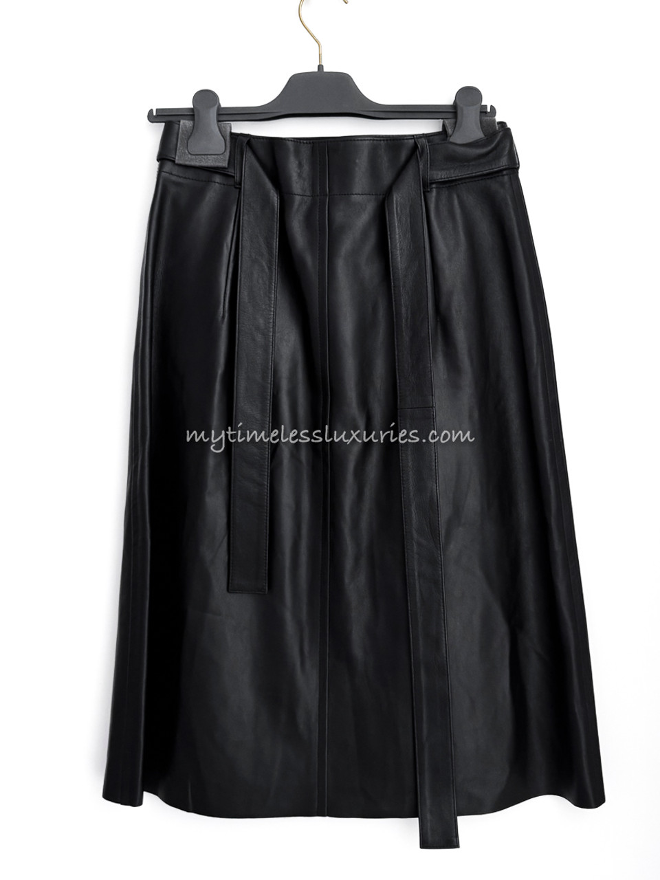 【DIOR/セール】23SS レザー ラップスカート CDバックル DIOR Wrap Leather Skirt CD Buckle 38 *New - Timeless Luxuries