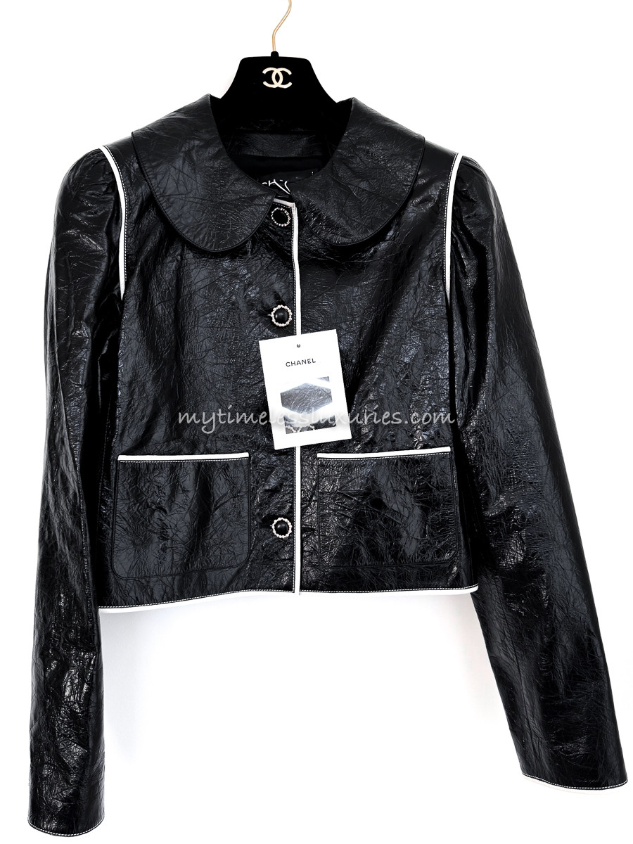 CHANEL 21A Runway Leather Jacket 38 *New - Timeless Luxuries