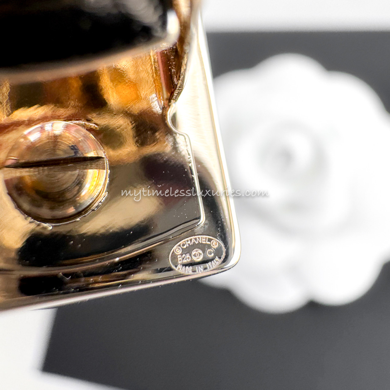 25SS【CHANEL】バードヘッド CCロゴ CHANEL 25C Logo Letter Hair Barrette Clip *New - Timeless