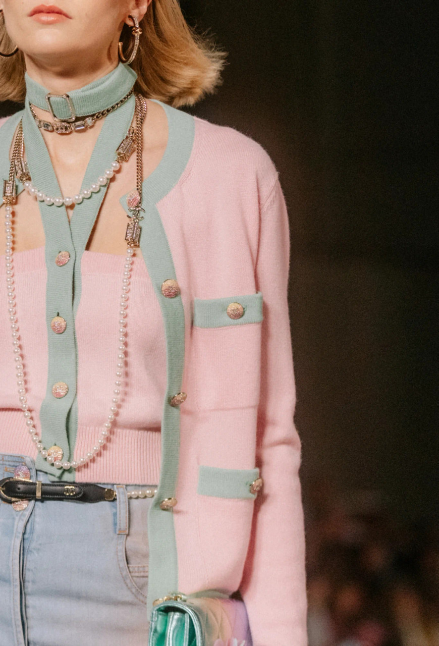 CHANEL 24C Runway Cashmere Cardigan 34 *New - Timeless Luxuries