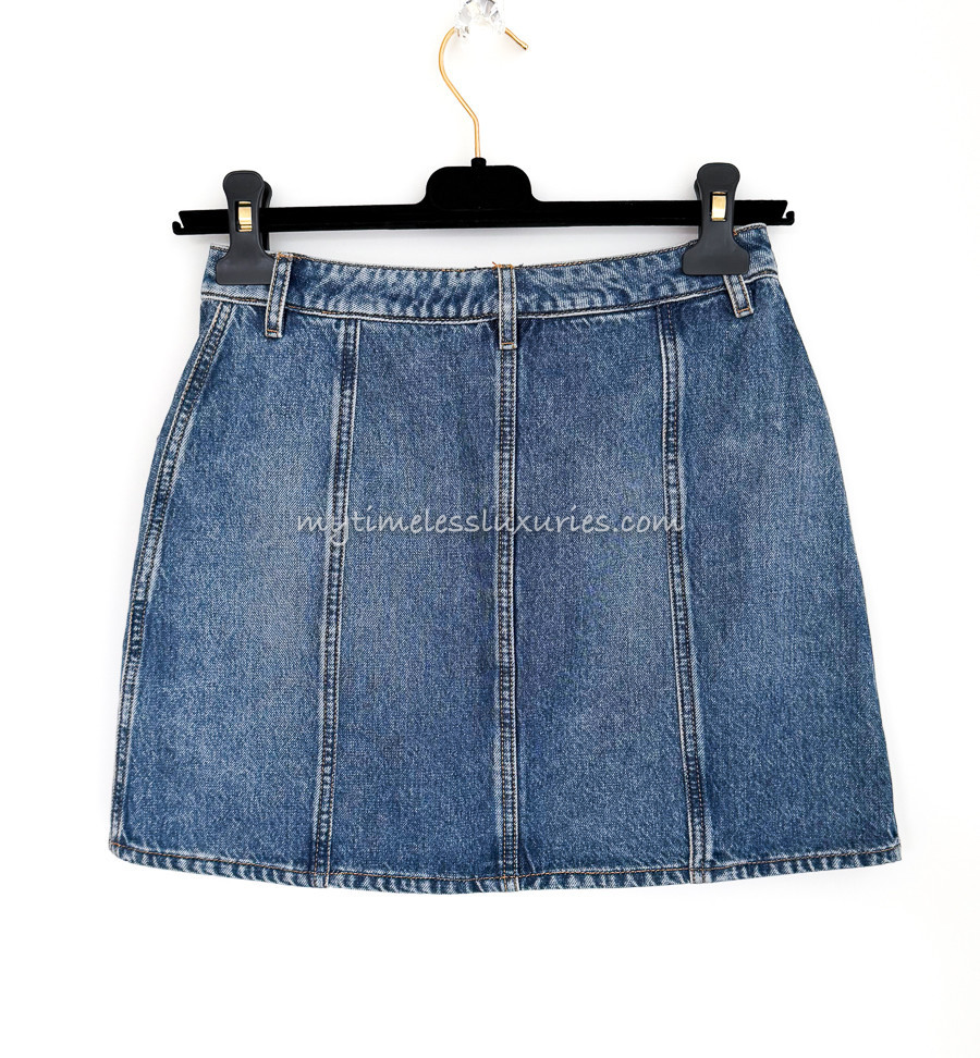 CHANEL BOUTIQUE ダークデニムミニスカート CHANEL BOUTIQUE ダークデニムミニスカート CHANEL BOUTIQUE ダーク