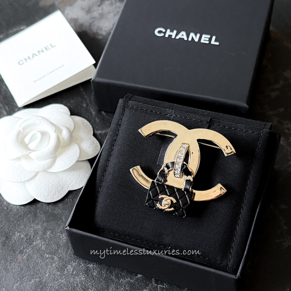CHANEL CC Brooch Bag Charm *New - Timeless Luxuries