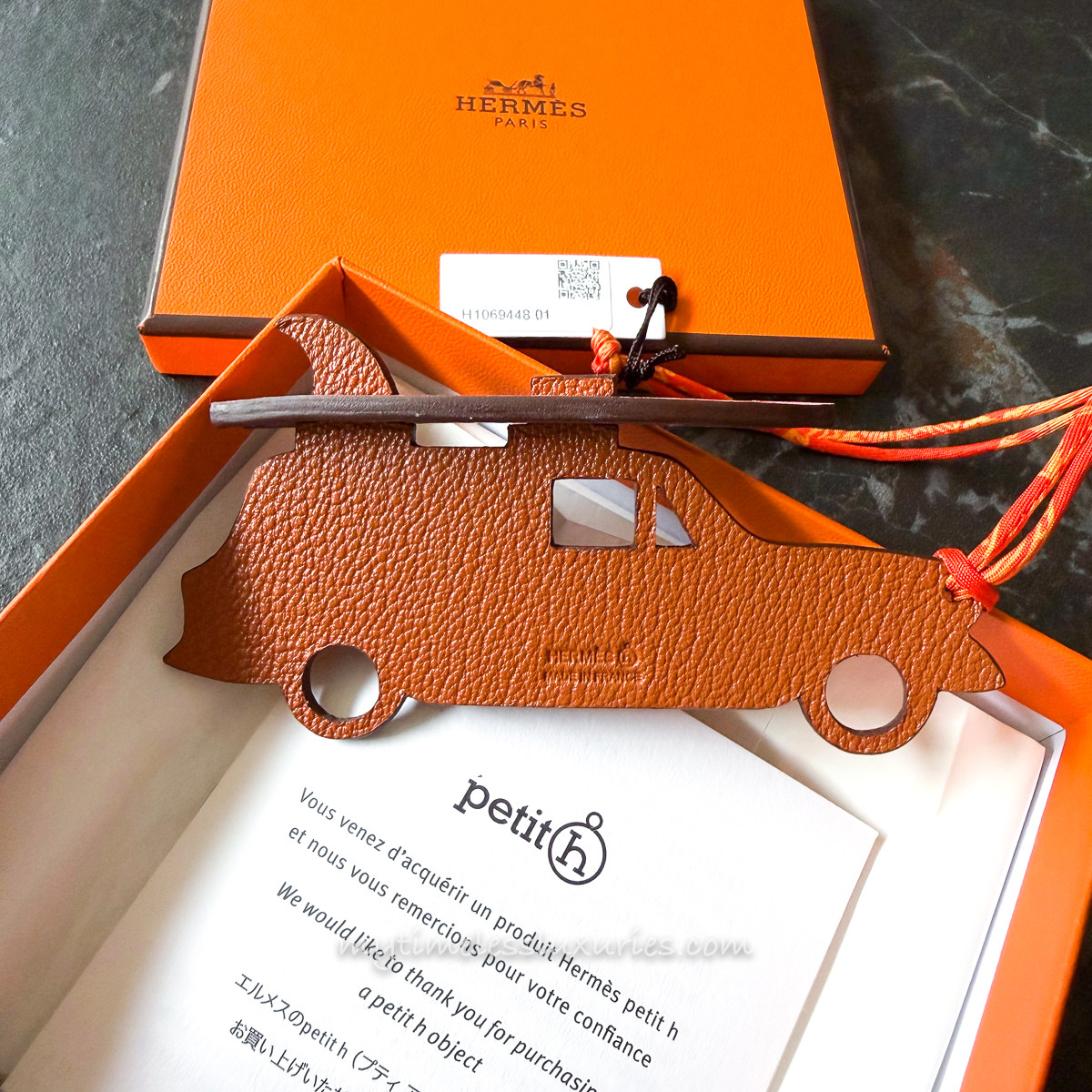 HERMES Petit H Car Surf Charm *New - Timeless Luxuries