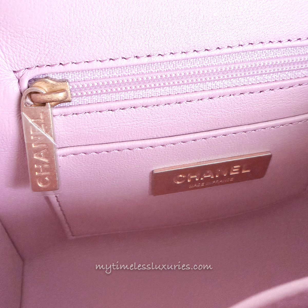 CHANEL 23S Pink Tweed Vanity Bag Aged GHW *New - Timeless Luxuries