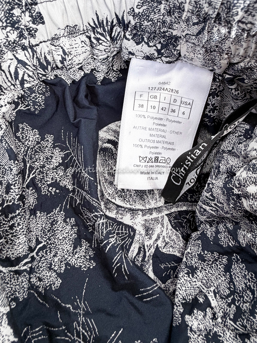 DIOR Diorivera Toile de Jouy Midi Skirt 38 - Timeless Luxuries