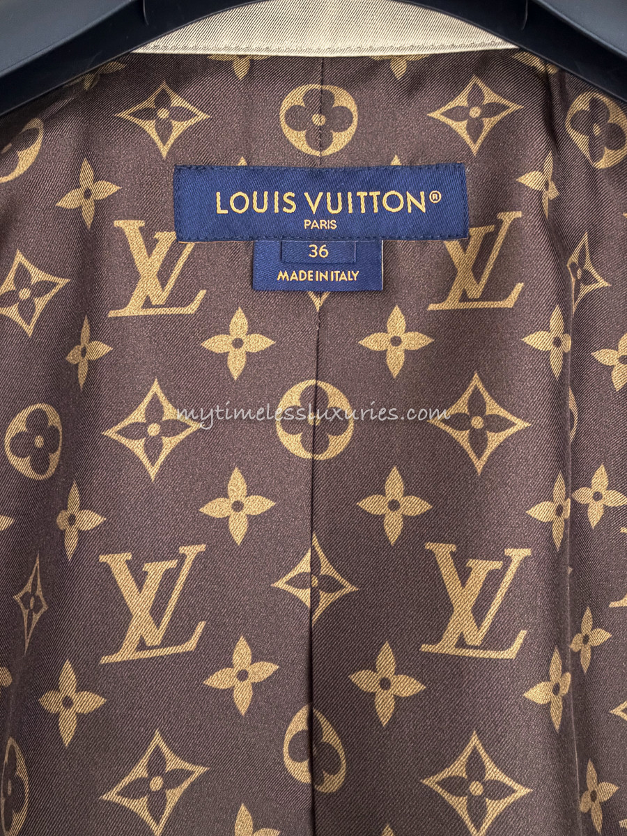 LOUIS VUITTON 2025 Belted Safari Jacket 36 *New - Timeless Luxuries