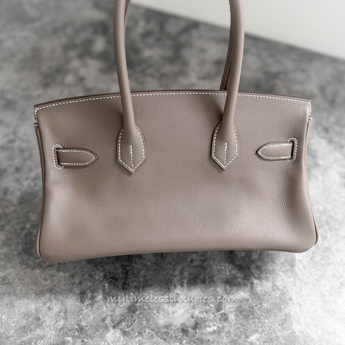 HERMES Birkin Shoulder 29 Etoupe PHW K - Timeless Luxuries