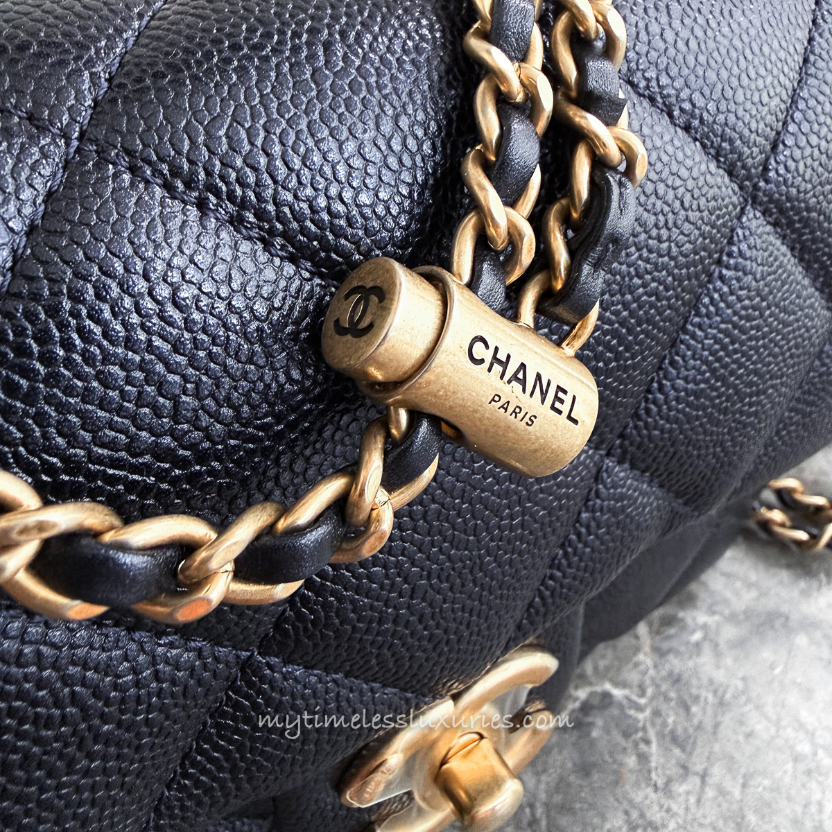 CHANEL 21K My Perfect Mini Iridescent Caviar *New - Timeless Luxuries