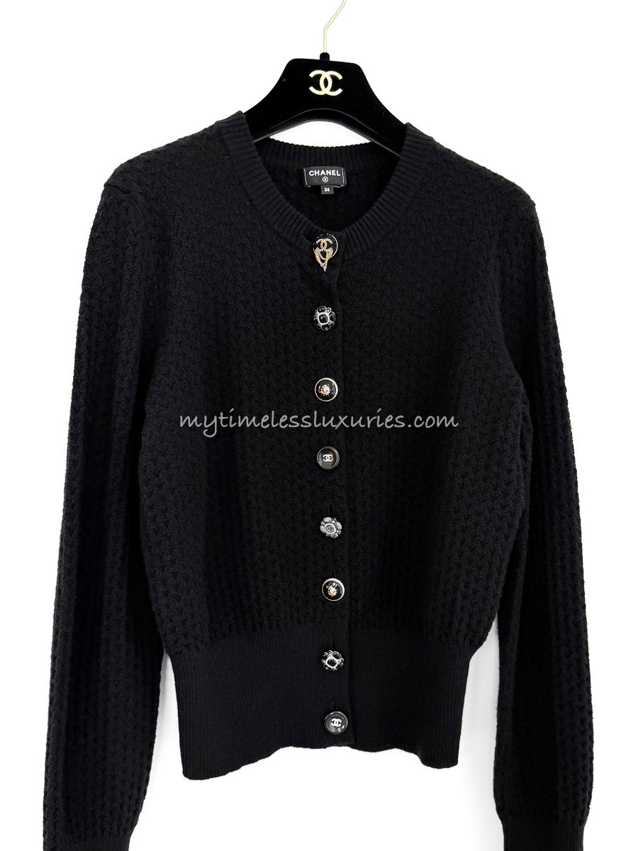 CHANEL 24A Cashmere Cardigan 36 - Timeless Luxuries