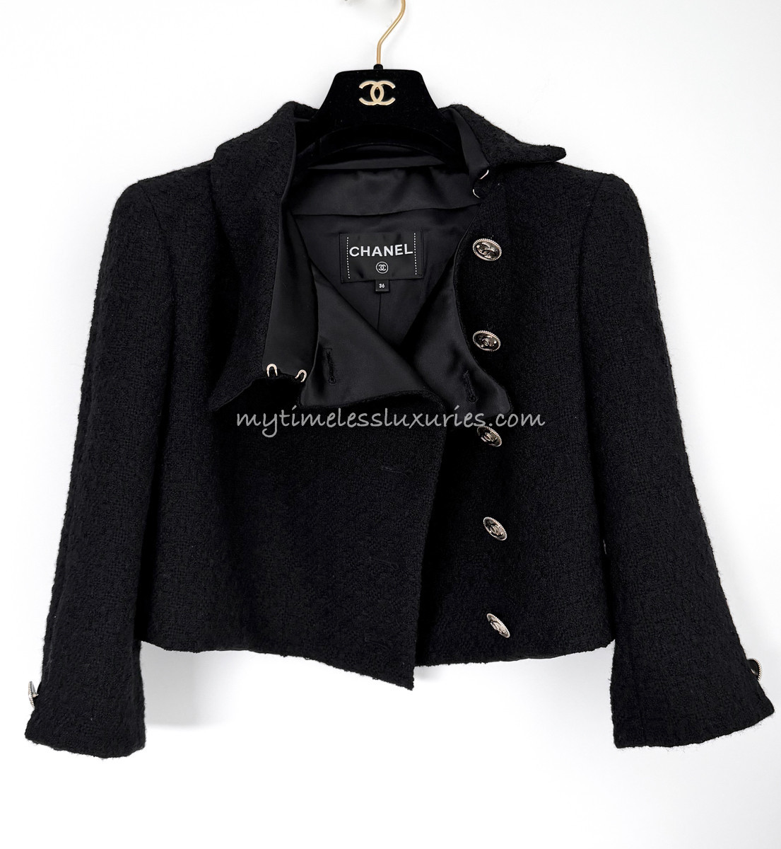 CHANEL 20A Metiers d'Art Little Black Jacket 36 FR - Timeless Luxuries