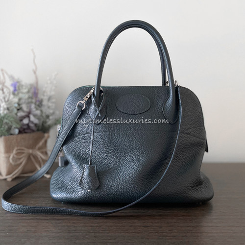 HERMES Lindy 26 Etoupe Clemence Palladium HW *New - Timeless Luxuries