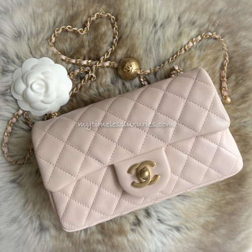 CHANEL 22C Lt Beige Wallet on Chain + Phone Holder *New - Timeless Luxuries