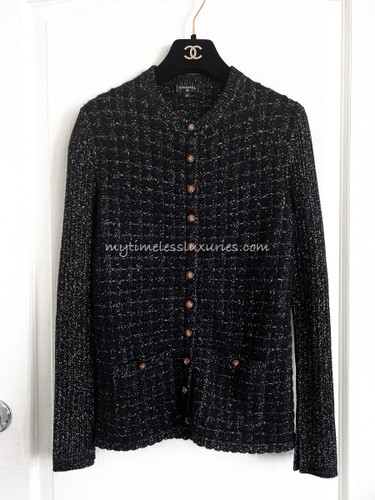 Tweed blazer Chanel Navy size 34 FR in Tweed - 32678842