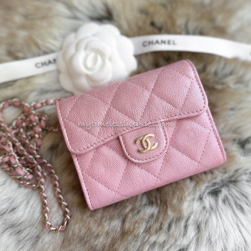 21A Rose Clair Chanel Coco Handle, Luxury, Bags & Wallets on Carousell