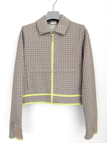 HERMES 2022 Mosaique Zip Jacket 38 *New