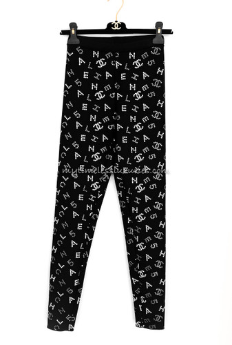 CHANEL 20C Runway CC Leggings 34 FR