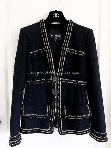 CHANEL 22P Denim Jacket 36 FR *New - Timeless Luxuries