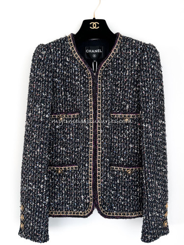 CHANEL 21A Metiers d'Art Fantasy Tweed Jacket 34 FR *New