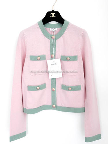 CHANEL 24C Runway Cashmere Cardigan 34 *New
