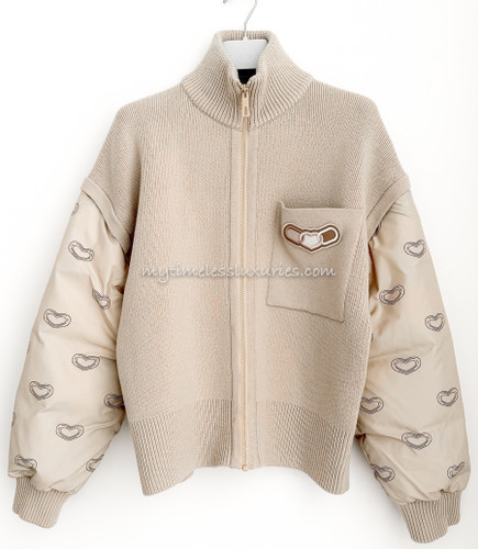 HERMES 2024 FW 'Effet Kaleidoscope' Zipped Jacket/ Vest *New