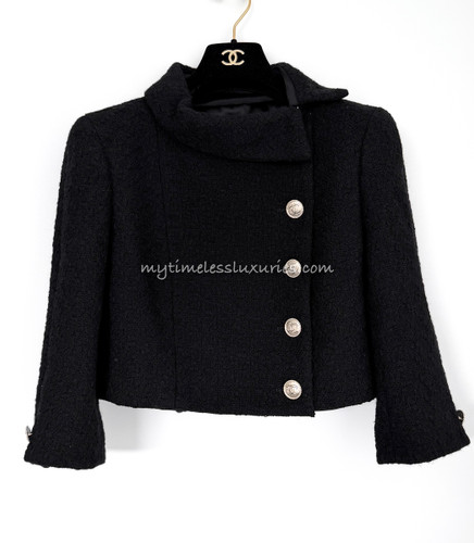 CHANEL 20A Metiers d'Art Little Black Jacket 36 FR