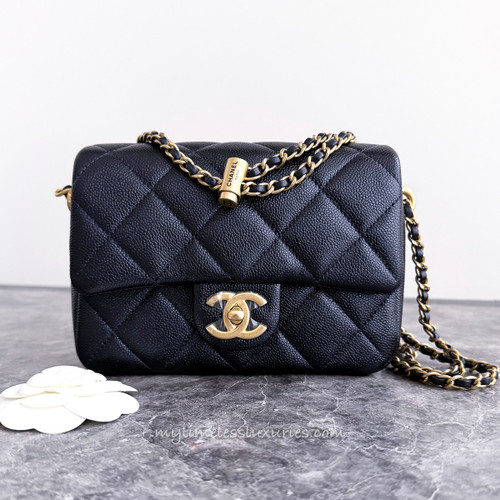 CHANEL 21K My Perfect Mini Iridescent Caviar *New