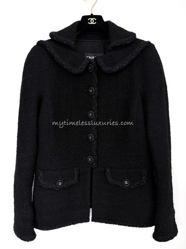 CHANEL 13B Black Tweed Jacket