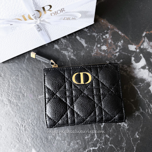 DIOR Caro Dahlia Wallet