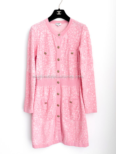 CHANEL 21C Camélia Dress/ Cardigan 34