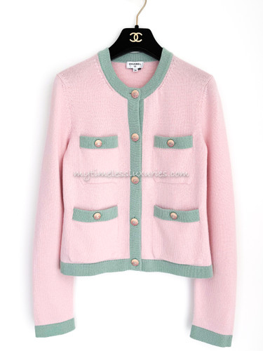 CHANEL 24C Runway Cashmere Cardigan 34