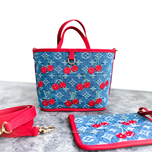 LOUIS VUITTON LV x TM Murakami Cerises Neverfull BB Inside Out *New