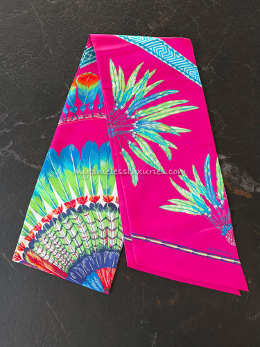 HERMES 'Brazil' Maxi Twilly Scarf *New