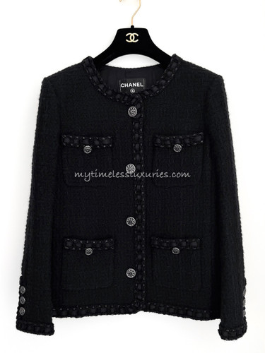 CHANEL 16A Paris in Rome Little Black Jacket