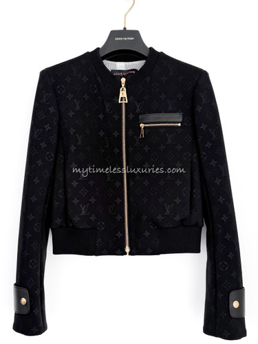 LOUIS VUITTON Monogram Bomber Jacket 34