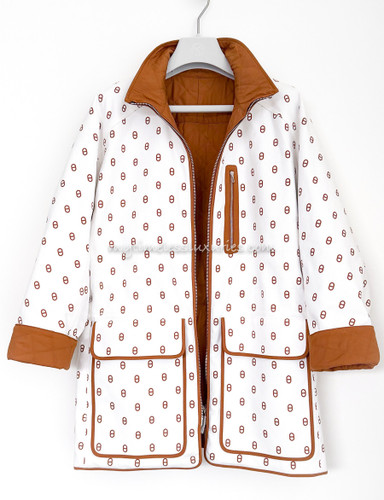 HERMES 2026 Chaine d'Ancre Reversible Short Coat *New