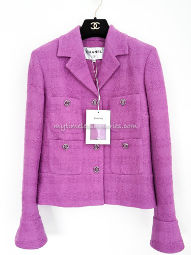 CHANEL 23B Tweed Jacket 36 *New