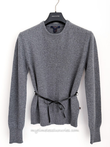 LOUIS VUITTON Belted Cashmere Pullover