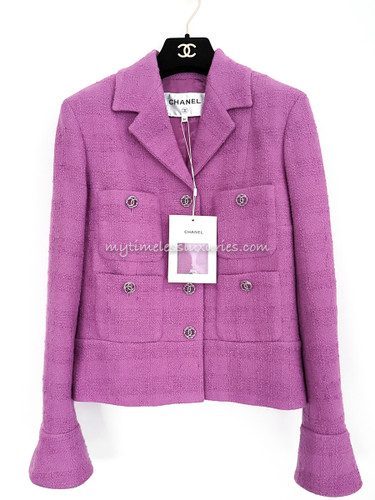 CHANEL 23B Tweed Jacket 36 *New